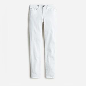 J Crew 8" toothpick jean in white wash BQ315